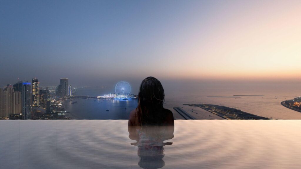 W Residence Dubai Harbour Infinity Pool